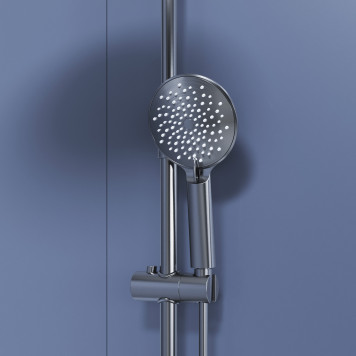 Душевая стойка со смесителем из стали RGW SP-25-7