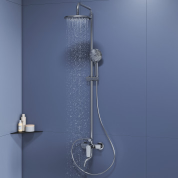 Душевая стойка со смесителем из стали RGW SP-25-4