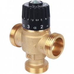 Термостатический смесительный клапан STOUT для систем отопления и ГВС 1 1/4 НР 30-65°С KV 3,5 SVM-0125-356532