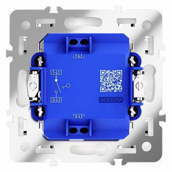 Выключатель одноклавишный без рамки Voltum S70 VLS010103-3