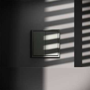 Выключатель двухклавишный без рамки Voltum S70 VLS020606-5