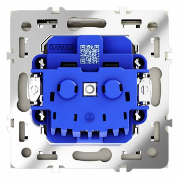 Розетка с заземлением и со шторкой, без рамки с крышкой Voltum S70 VLS040305-3