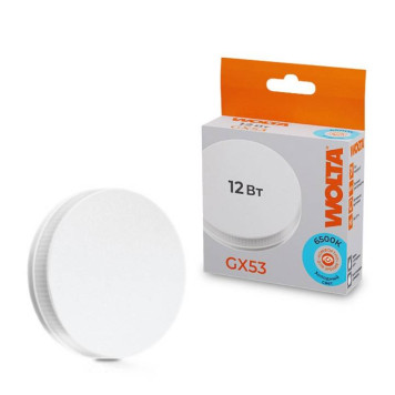 Лампа светодиодная Wolta GX53 12Вт 6500K 25W75R12GX53-1