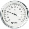 Watts Термометр биметаллический с погружной гильзой 100 мм.