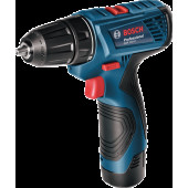 Аккумуляторная дрель-шуруповерт Bosch GSR 120-LI 2x1.5 Ач + ЗУ 06019F7001