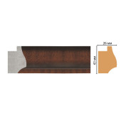 Багет DECOMASTER FM20-1 (43*25*2850мм)
