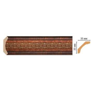 Плинтус потолочный DECOMASTER 167S-767 (35*35*2400мм)
