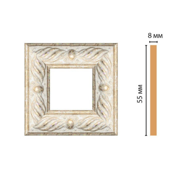 Вставка цветная DECOMASTER 130-2-18 (55*55*8мм)