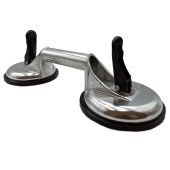 Присоска алюминиевая зажимная двойная для плитки и стекла Trio-Diamond Присоска алюминиевая зажимная двойная для плитки и стекла Trio-Diamond