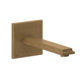 Gessi Eleganza Излив для раковины, настенный, цвет: Antique Brass. 46100#713