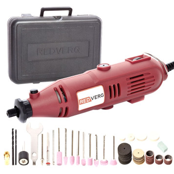Машина прямая шлифовальная многофункциональная REDVERG RD-MG150C в кейсе-12