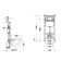 Duravit DuraSystem Монтажный элемент для подвесного унитаза в сборке. WD1029000000/WF1202000010