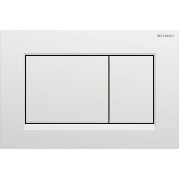 Geberit Sigma20 Клавиша для двойного смыва, квадратная, цвет: хром матовый. 115.883.JQ.1