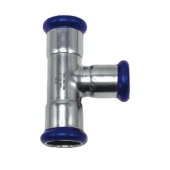 Тройник, 28х22х22, переходной, нержавеющая сталь