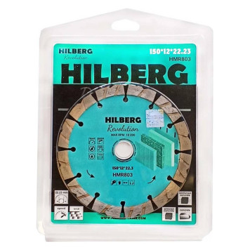Диск алмазный Hilberg Revolution 150*22,23*12 HMR803-1