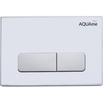 AQM4104W Панель смыва акриловая AQUAme, белый AQM4104W