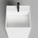 Salini Armonia Square Top Раковина напольная 45х45х90см, слив в стену, выпуск D 503, сифон, декоративная накл. , мат-л: S-Sence, цвет: белый глянцевый
