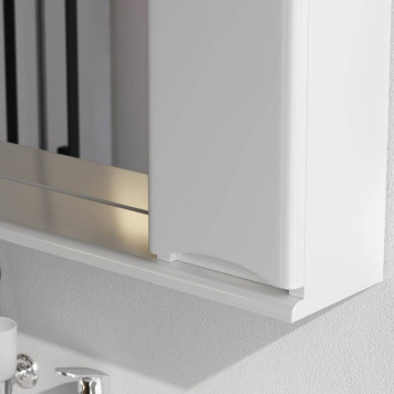 M80MPR0801WG Зеркальный шкаф с подсветкой 80 см, правый, белый-3