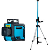 Комплект Лазерный уровень INSTRUMAX 3-360+Штатив-штанга элевационный INSTRUMAX LP-300 в комплекте с треногой (3 м)