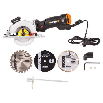 Дисковая пила WORX WX437, 800Вт, 120 мм, кейс-8