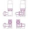 Сунержа Автомат. терморегулятор 3D правый G1/2НхG3/4НГ, цвет: без покрытия 00-1422-0000