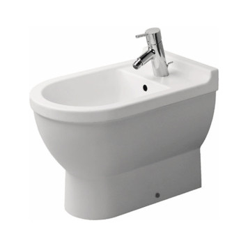 Duravit Starck 3 Биде напольное приставное 56х36см., с 1 отв. под смеситель, цвет: белый. 2230100000