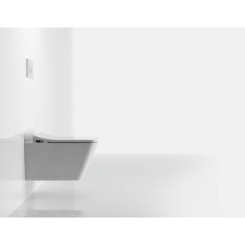 TOTO SP Унитаз подвесной безободковый 38x54x33.5см, с сиденьем, цвет: белый-2