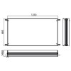 Emco Asis prestige Встраиваемая монтажная рама для зеркального шкафа 121.5х14.7хh66.5см