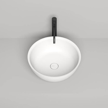 Salini Alda 02 Раковина 42.5х42.5х15.5см., накладная, без отв., S-Sense, цвет: белый. 1102110G-2