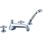 Kludi 51 525 0520 1926 Смеситель на борт ванны, на 4 отв., Керамика 180°, Комплект 515250520
