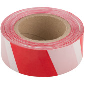 Лента сигнальная (красно-белая) 50 мм х 200 м