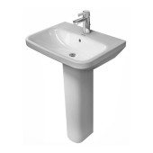 Duravit DuraStyle Раковина 60х44см., 1 отв., подвесная, с пьедесталом, с переливом, цвет: белый. 2319600000,  0858290000