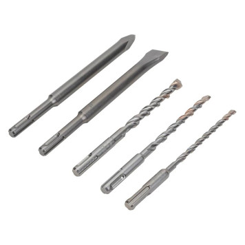 Набор долота+буры Milwaukee SDS-Plus (5шт)-1
