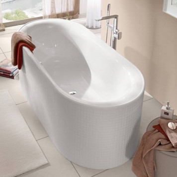 Villeroy Boch Cetus Ванна 175х75см, отдельностоящая, овальная, цвет: белый-1