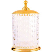 Boheme Imperiale Мусорное ведро напольное, 21х21хh30,5 см, цвет: золото 10424