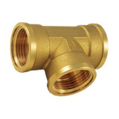 Тройник резьбовой латунный Smart Install В/В/В 1 . 52543S