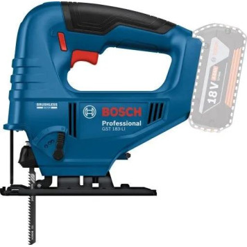 Лобзик аккумуляторный Bosch GST 183-LI(б/акб;б/зу)-2