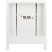 Шкаф коллекторный приставной, Rehau, AP 130/1205, сталь, белый, ширина 1205 мм, высота 730 мм, глубина 130 мм