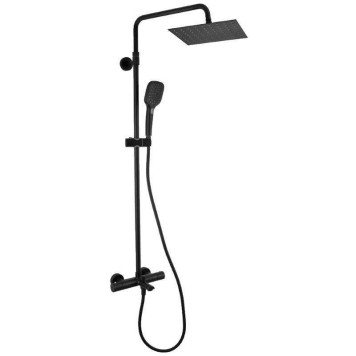 Душевая система Remer для ванны термостатическая верхний душ круглый 25см