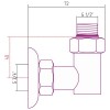 Стилье Набор комплектующих для ПС G1/2НхG3/4НГ/ 2 шт, цвет без покрытия 03002-1234