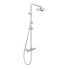 Duravit B.2 Душевая колонна с термостатическим смесителем, верхним душем, штангой и лейкой, цвет: хром. B24280008010