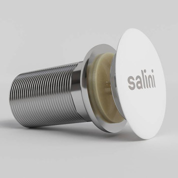 Salini D501 Донный клапан для раковины Up Down, S-Stone, цвет: белый матовый-1