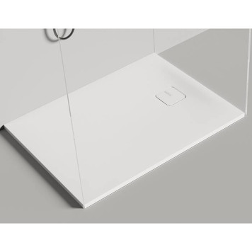 Salini Oasi Поддон 120х90х3cм, с сифоном, S-Stone, цвет: белый матовый-1