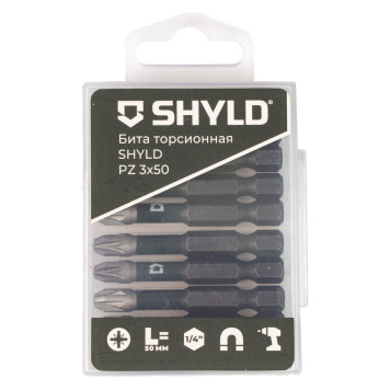 Бита SHYLD торсионная PZ3х50 (10шт.)(10370)-3