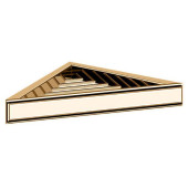 Gessi Eleganza Полочка-решетка угловая для ванны или душа, цвет: золото. 46461#080