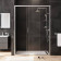 W90G-140-1-195MT Дверь душевая в нишу 140x195 см, раздвижная