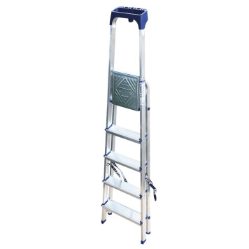 Стремянка Алюмет 5 ступеней алюминиевая с пластиковым органайзером-3