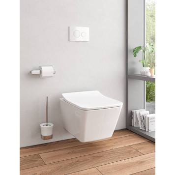 TOTO SP Унитаз подвесной безободковый 38x54x33.5см, с сиденьем, цвет: белый-1