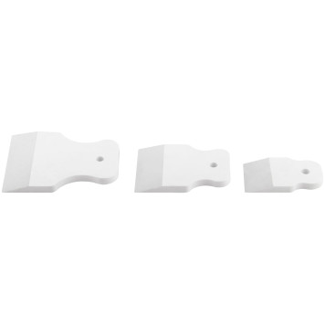 Шпатель резиновый белый, набор 3 шт.(40/60/80 мм)-5