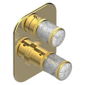 THG Hirondelles Смеситель для душа, встраиваемый, термостатический, цвет: Polished gold. G00-A00-5500AE,  A4J-F01-5500BE